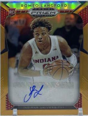 Romeo Langford [Orange Prizm] #73