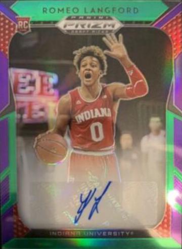 Romeo Langford [Purple, Green Prizm] #73