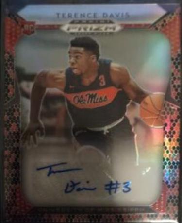 Terence Davis [Red & Black Snake Skin Prizm] #101
