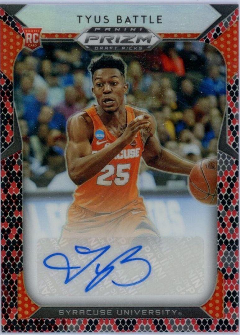 Tyus Battle [Red & Black Snake Skin Prizm] #97