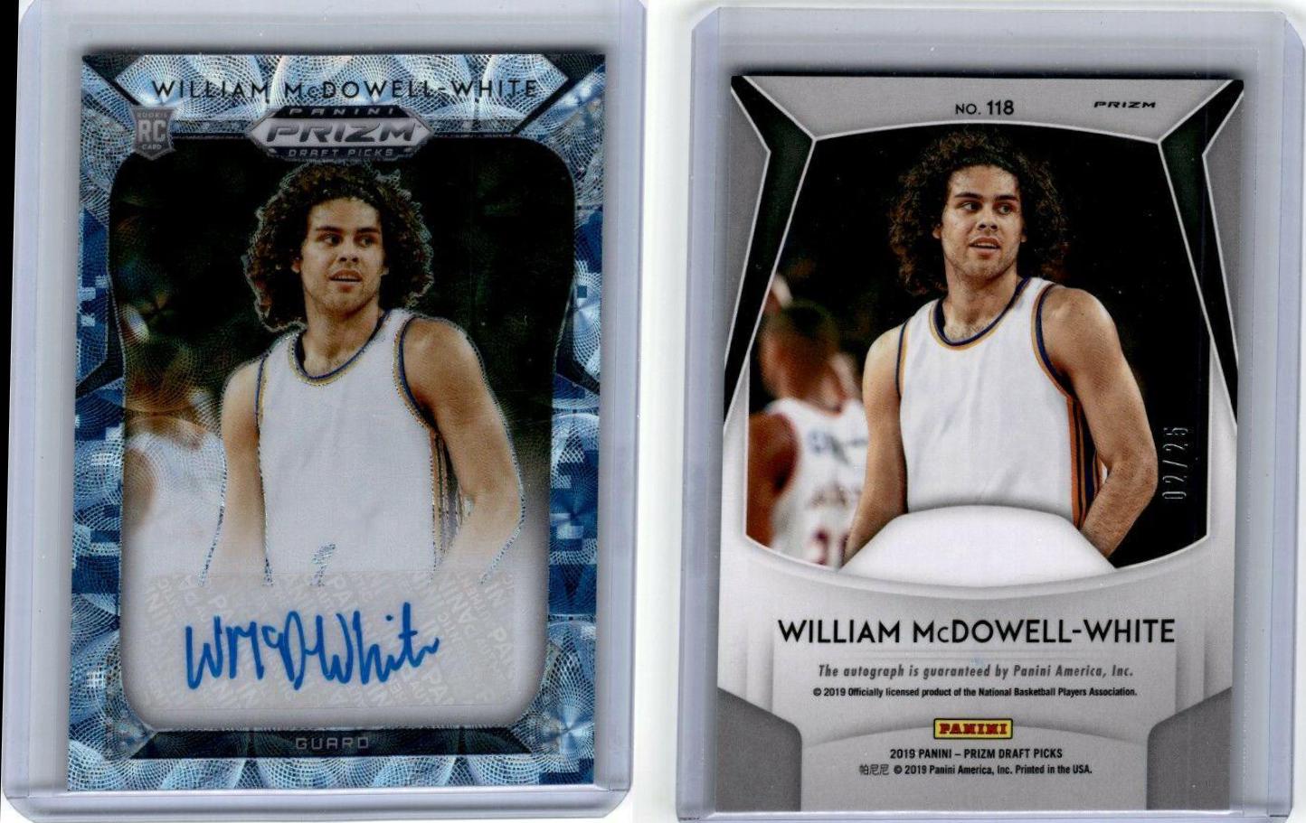 William McDowell White [Camo Prizm] #118