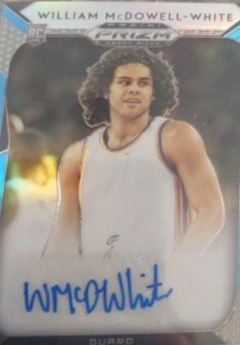 William McDowell White [Carolina Blue Prizm] #118