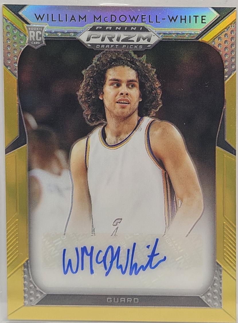 William McDowell White [Gold Prizm] #118