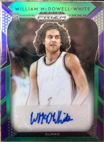 William McDowell White [Purple, Green Prizm] #118