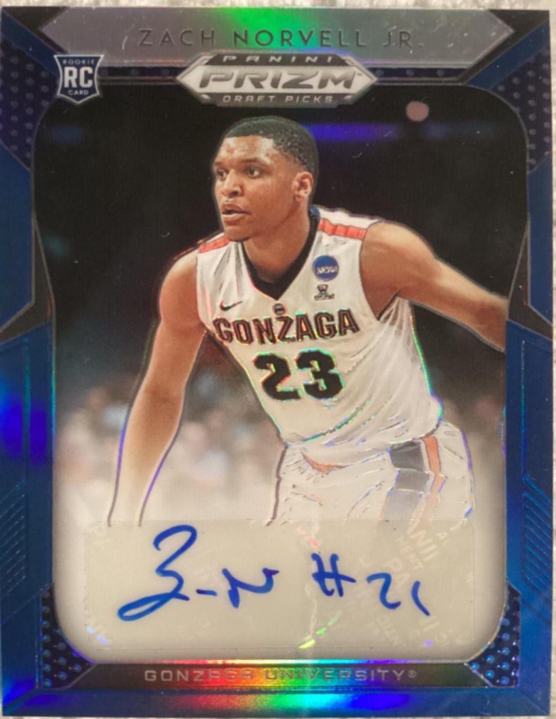 Zach Norvell Jr. [Blue Prizm] #76