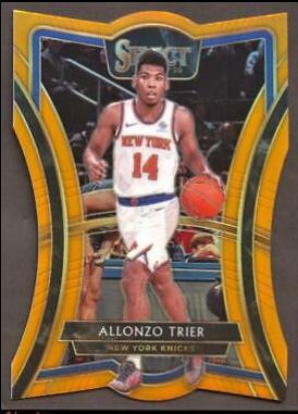 Allonzo Trier [Die Cut Orange Prizm] #122