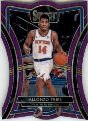 Allonzo Trier [Die Cut Purple Prizm] #122
