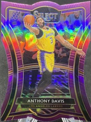 Anthony Davis [Die Cut Purple Prizm] #142