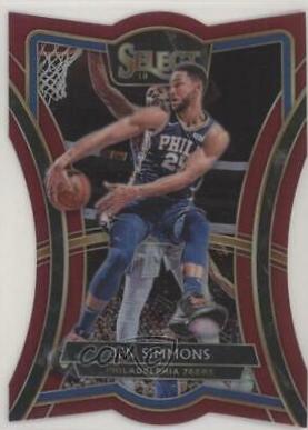 Ben Simmons [Die Cut Maroon Prizm] #162