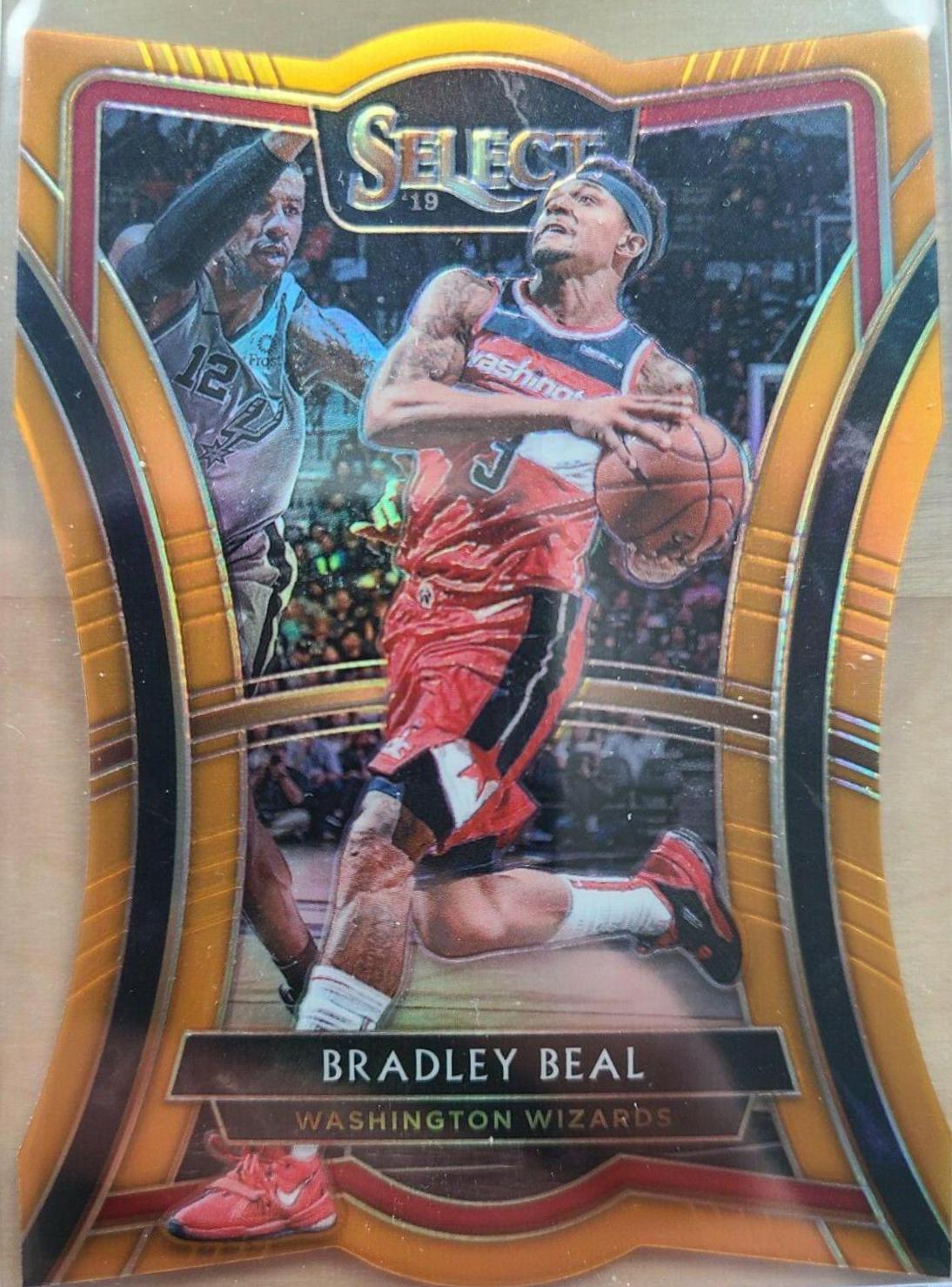 Bradley Beal [Die Cut Orange Prizm] #192