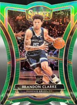 Brandon Clarke [Die Cut Green Prizm] #104