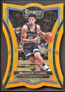 Brandon Clarke [Die Cut Orange Prizm] #104