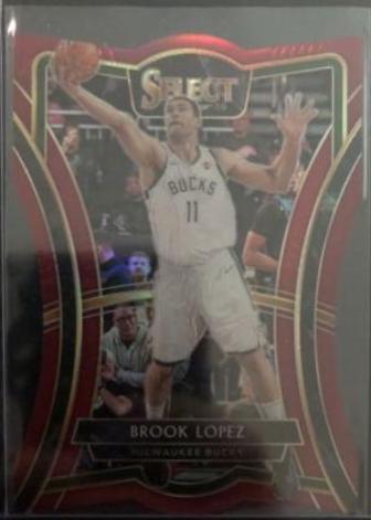 Brook Lopez [Die Cut Maroon Prizm] #124