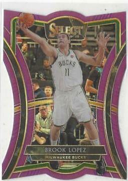 Brook Lopez [Die Cut Purple Prizm] #124