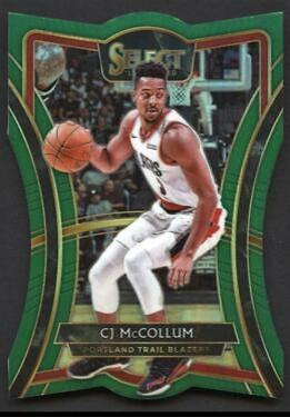 CJ McCollum [Die Cut Green Prizm] #174