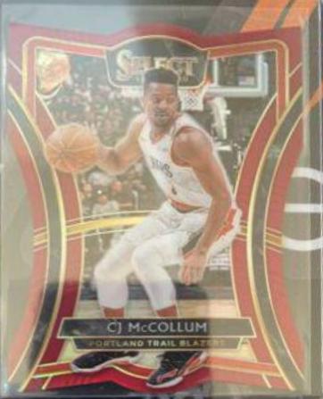 CJ McCollum [Die Cut Maroon Prizm] #174