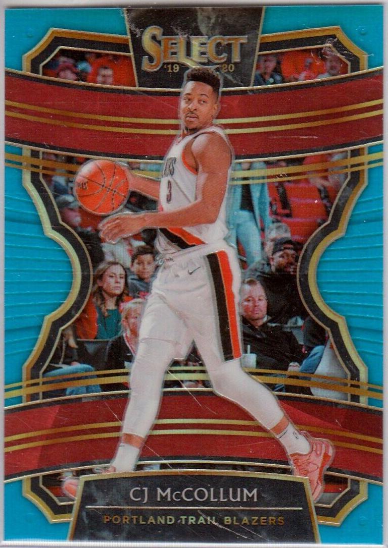 CJ McCollum [Light Blue Prizm] #38
