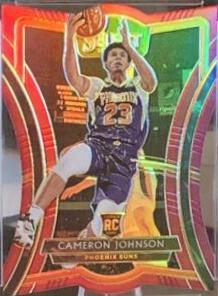 Cameron Johnson [Die Cut Maroon Prizm] #154