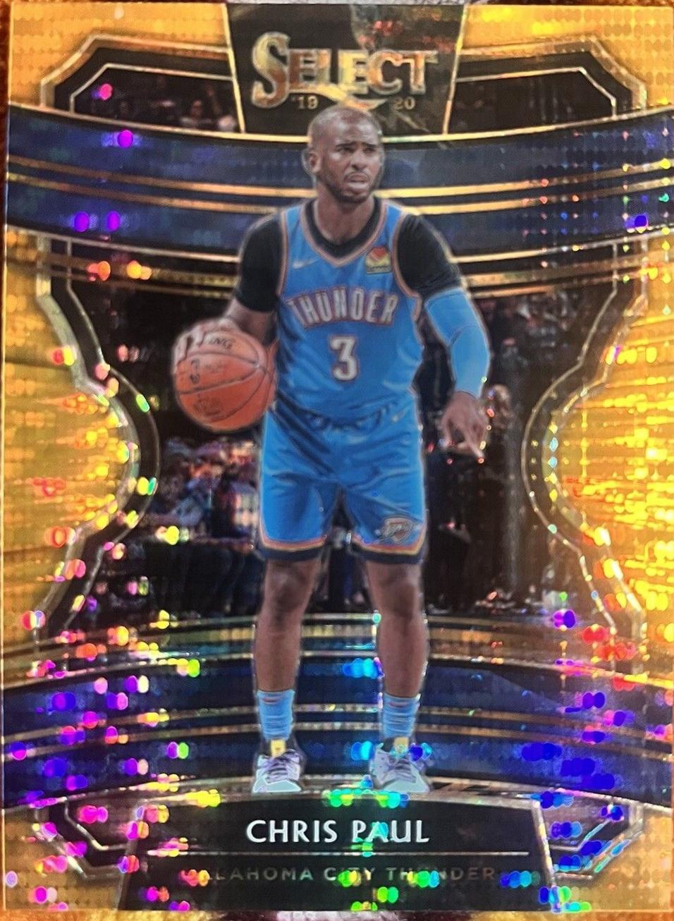 Chris Paul [Neon Orange Pulsar Prizm] #28