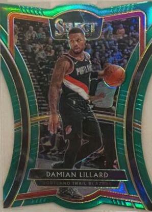 Damian Lillard [Die Cut Green Prizm] #106