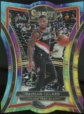 Damian Lillard [Die Cut Tie Dye Prizm ] #106