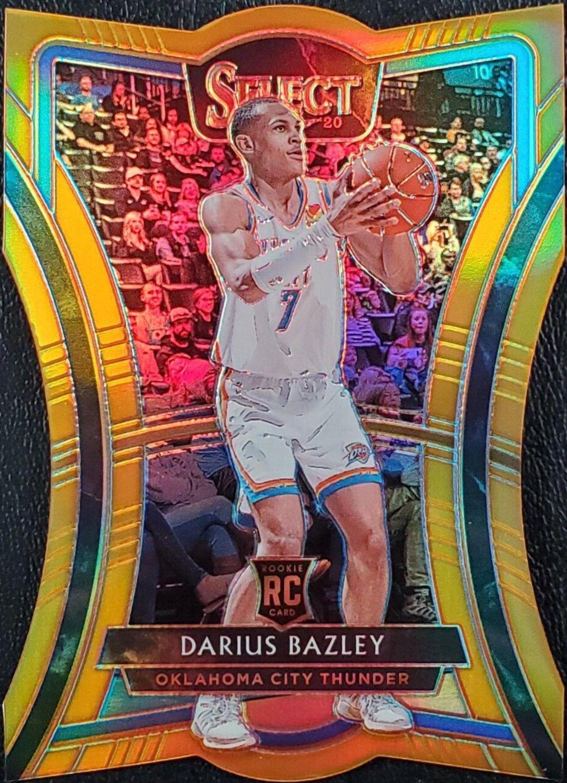 Darius Bazley [Die Cut Orange Prizm] #116