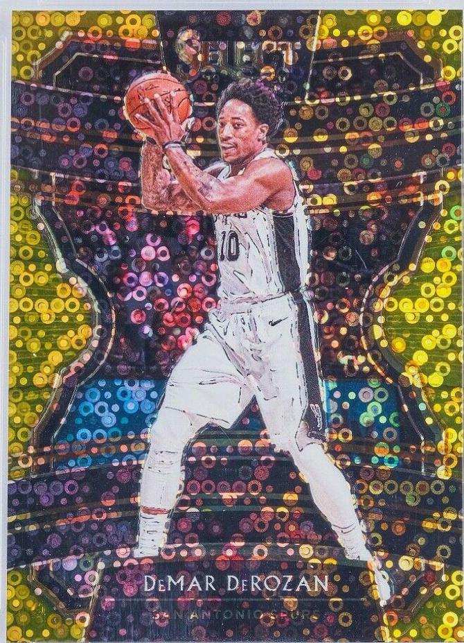 DeMar DeRozan [Gold Disco Prizm] #50