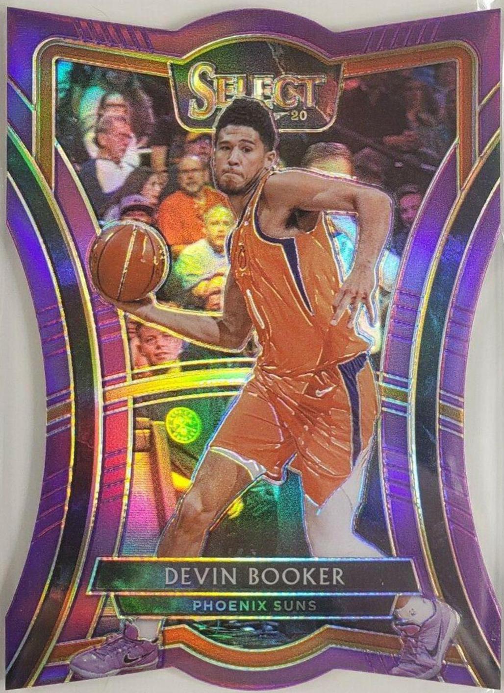 Devin Booker [Die Cut Purple Prizm] #176