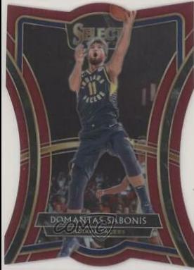 Domantas Sabonis [Die Cut Maroon Prizm] #186