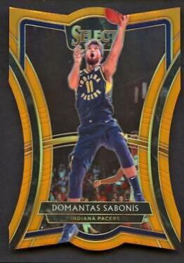 Domantas Sabonis [Die Cut Orange Prizm] #186