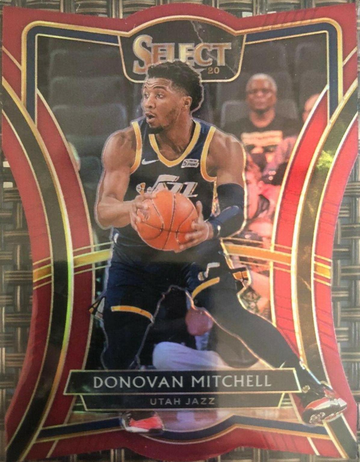Donovan Mitchell [Die Cut Maroon Prizm] #196