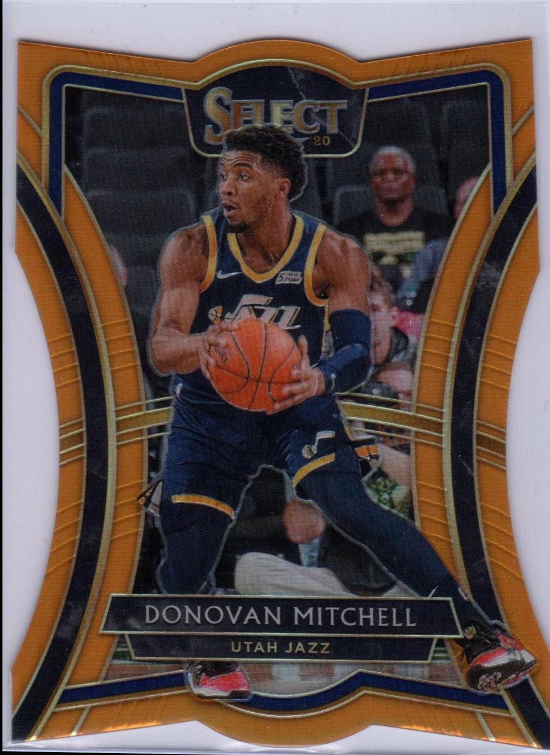 Donovan Mitchell [Die Cut Orange Prizm] #196