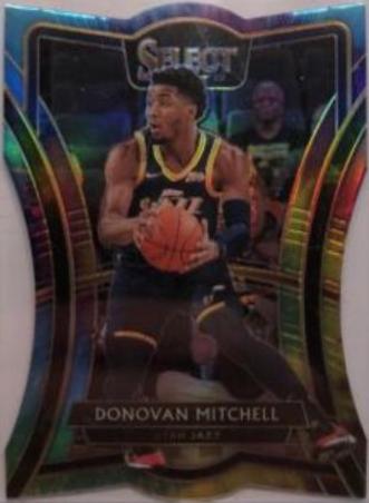 Donovan Mitchell [Die Cut Tie Dye Prizm ] #196