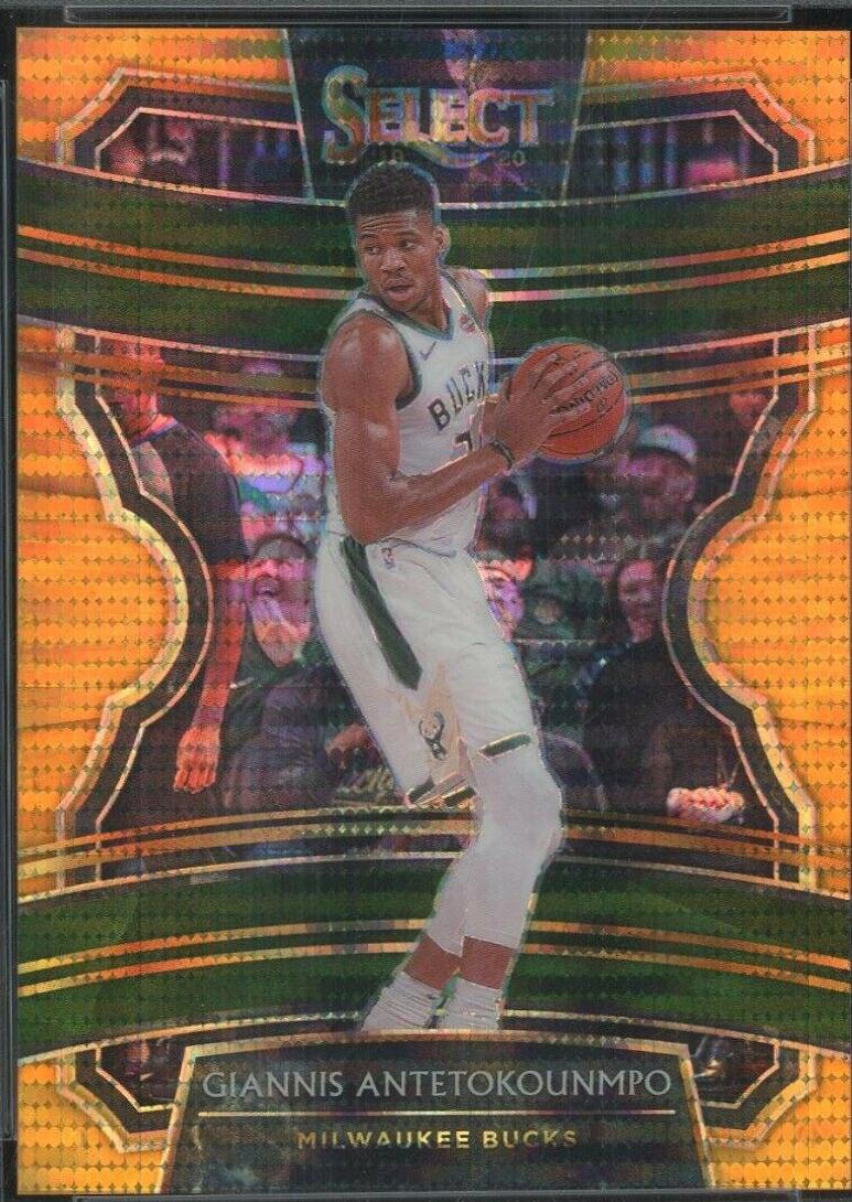 Giannis Antetokounmpo [Neon Orange Pulsar Prizm] #22