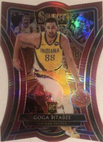 Goga Bitadze [Die Cut Maroon Prizm] #158