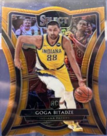 Goga Bitadze [Die Cut Orange Prizm] #158