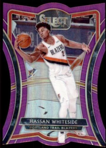 Hassan Whiteside [Die Cut Purple Prizm] #198