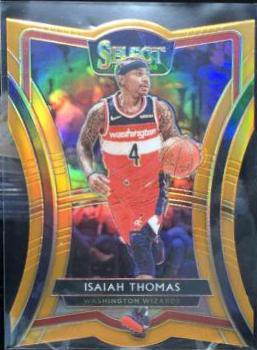 Isaiah Thomas [Die Cut Orange Prizm] #110
