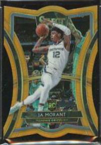 JA Morant [Die Cut Orange Prizm] #120