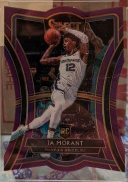 JA Morant [Die Cut Purple Prizm] #120