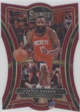 James Harden [Die Cut Maroon Prizm] #140