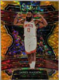 James Harden [Neon Orange Pulsar Prizm] #4