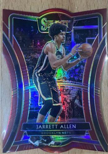Jarrett Allen [Die Cut Maroon Prizm] #150