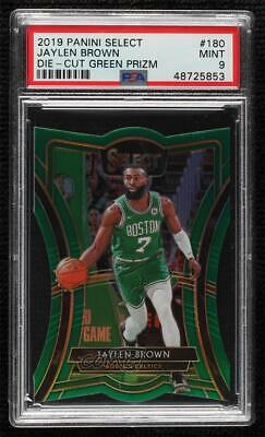Jaylen Brown [Die Cut Green Prizm] #180