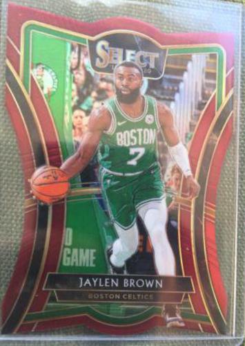 Jaylen Brown [Die Cut Maroon Prizm] #180