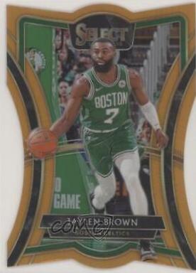 Jaylen Brown [Die Cut Orange Prizm] #180