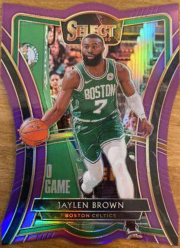 Jaylen Brown [Die Cut Purple Prizm] #180