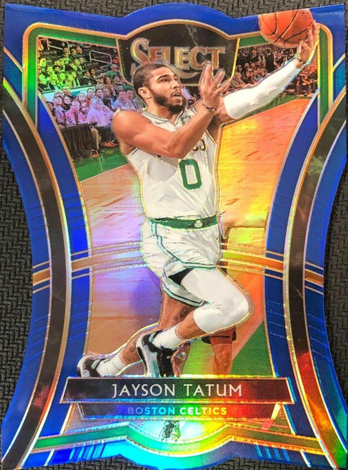 Jayson Tatum [Die Cut Purple Prizm] #190