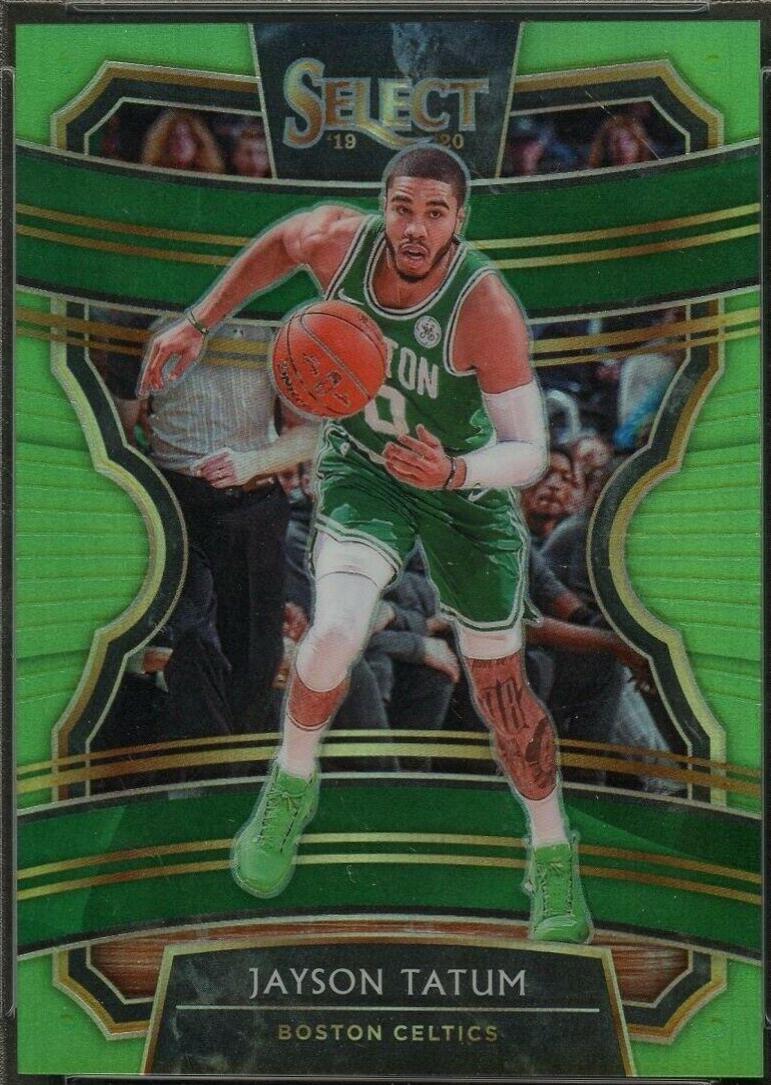 Jayson Tatum [Neon Green Prizm] #54