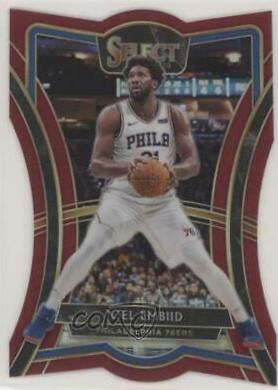 Joel Embiid [Die Cut Maroon Prizm] #111